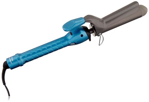 BabylissPRO Nano Titanium 1.25 inch Spring Curling Iron , Professional Spring Hair Curler for Long Lasting Curls & All Hair Types