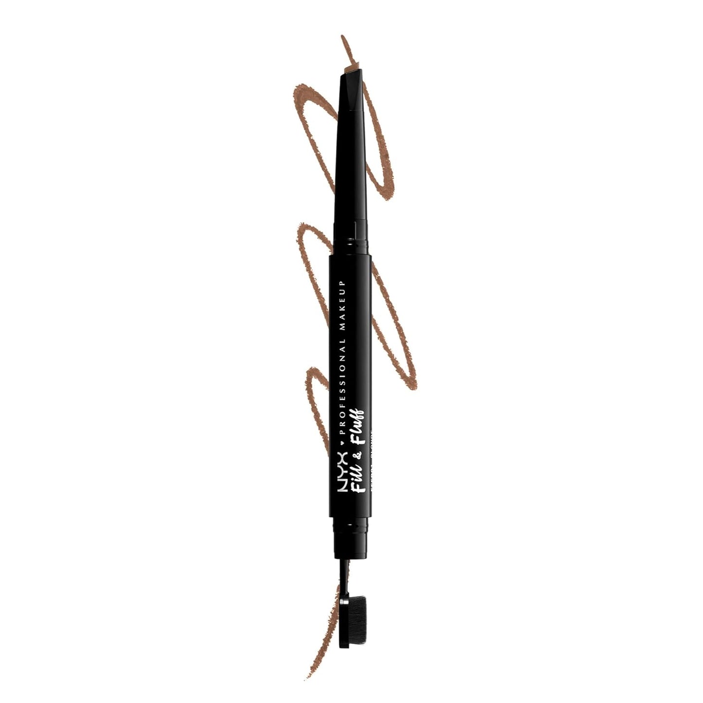 NYX PROFESSIONAL MAKEUP Fill &amp; Fluff Eyebrow Pomade Pencil, Taupe