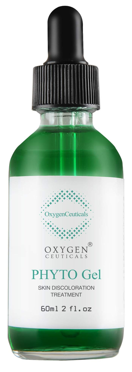 OxygenCeuticals Phyto Gel 60ml/2oz | Korean Oil Free Facial Serum | Skin Brightening and Discoloration Treatment for Hyperpigmentation