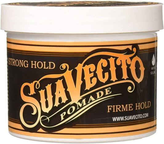 Suavecito Pomade Firme (Strong) Hold 32 oz, 1 Pack - Strong Hold Hair Pomade For Men - Medium Shine Water Based Wax Like Flake Free Hair Gel - Easy To Wash Out - All Day Hold For All Hair Styles