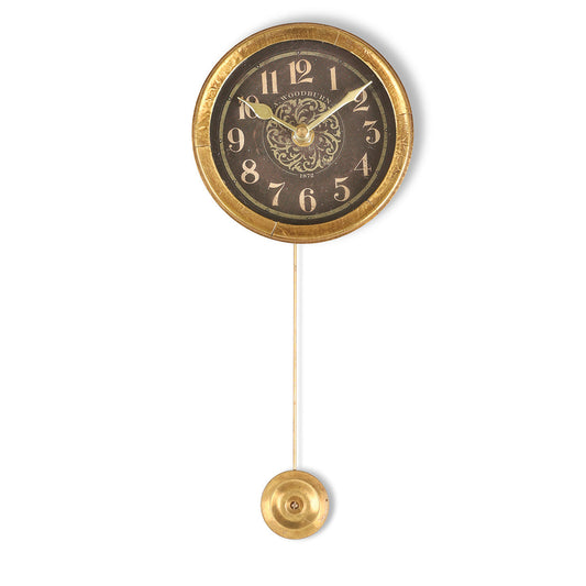 Mini Black Pendulum Clock