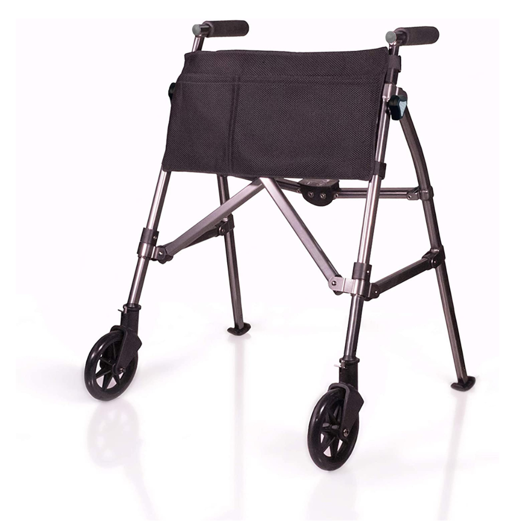 Stander EZ Fold-N-Go Lightweight Folding Travel Walker - Only 8 lbs - Senior.com walkers