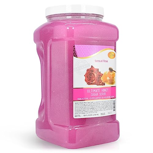 SPA REDI Sugar Scrub Sensual Rose Gallon 4/Box