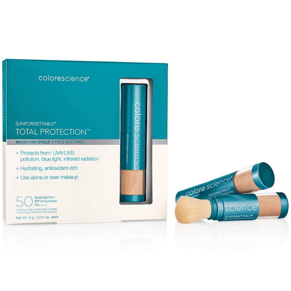 Colorescience Sunforgettable Total Protection Brush-on Shield SPF 50 Multi-Pack Colorescience Medium Shop at Exclusive Beauty Club