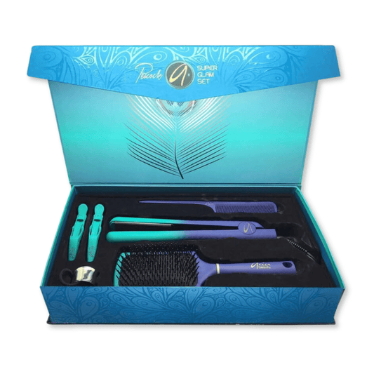 Peacock Super Glam Hair Styling Set